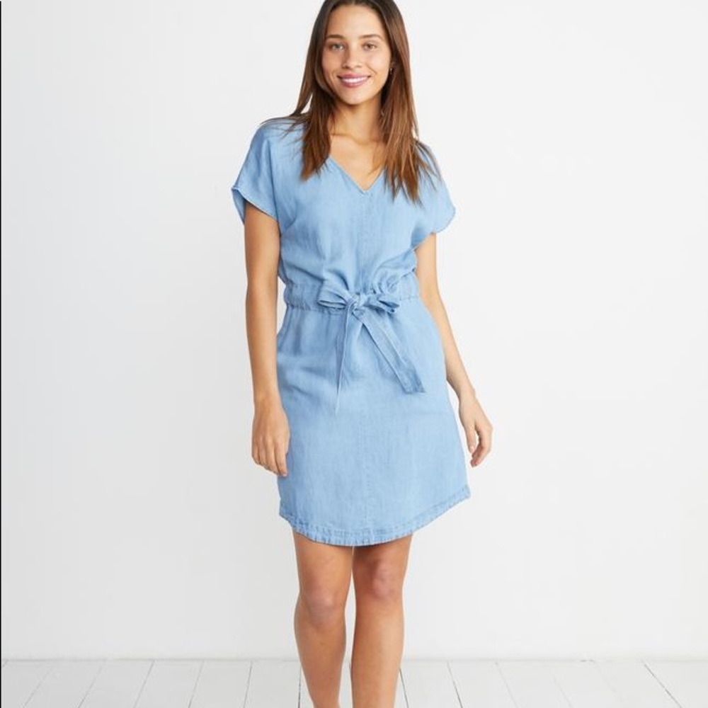 Marine Layer Bella Dress - Blue Chambray